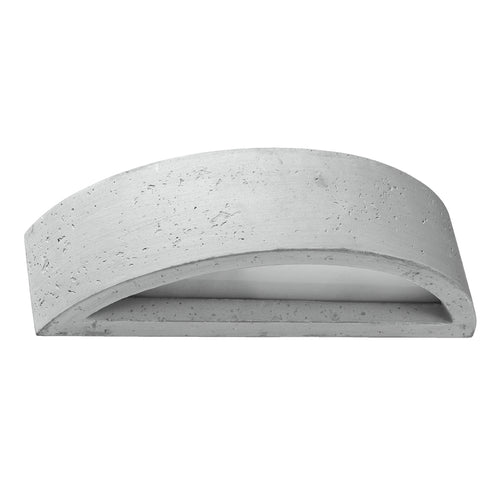 Applique Atena béton, arc de béton brut