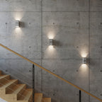 Appliques Blocco grises en situation dans un intérieur contemporain