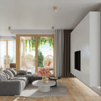 Applique Boomo bois et verre opale G9, ambiance scandinave