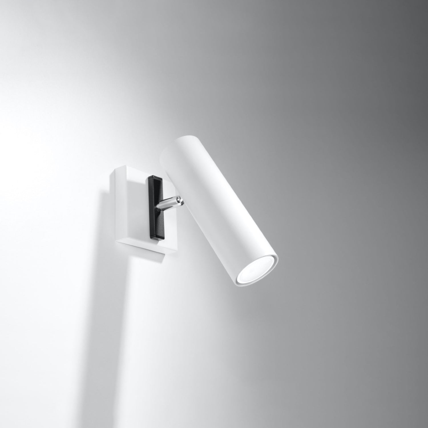 Applique Direzione acier blanc GU10, vue de profil