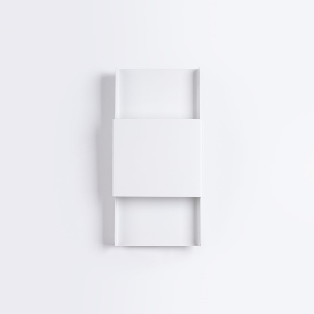 Applique Durlin métal blanc G9 de profil