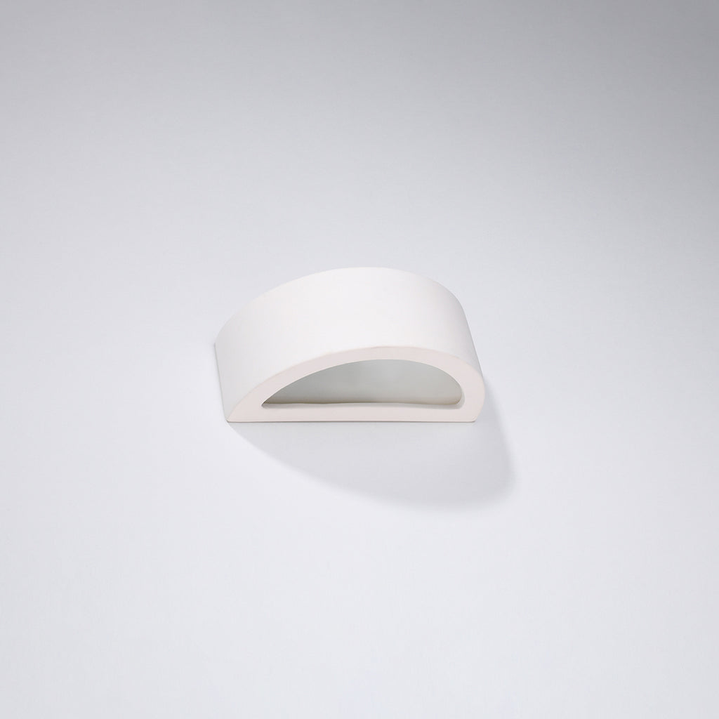 Applique Atena 20 céramique blanche E27 de profil