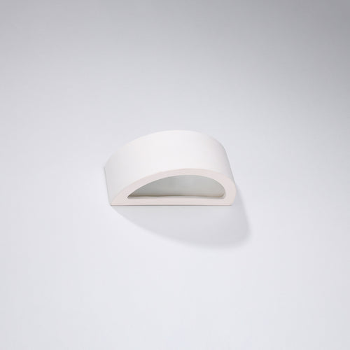 Applique Atena 20 céramique blanche E27 de profil