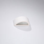 Applique Atena 30 céramique blanche E27 de profil