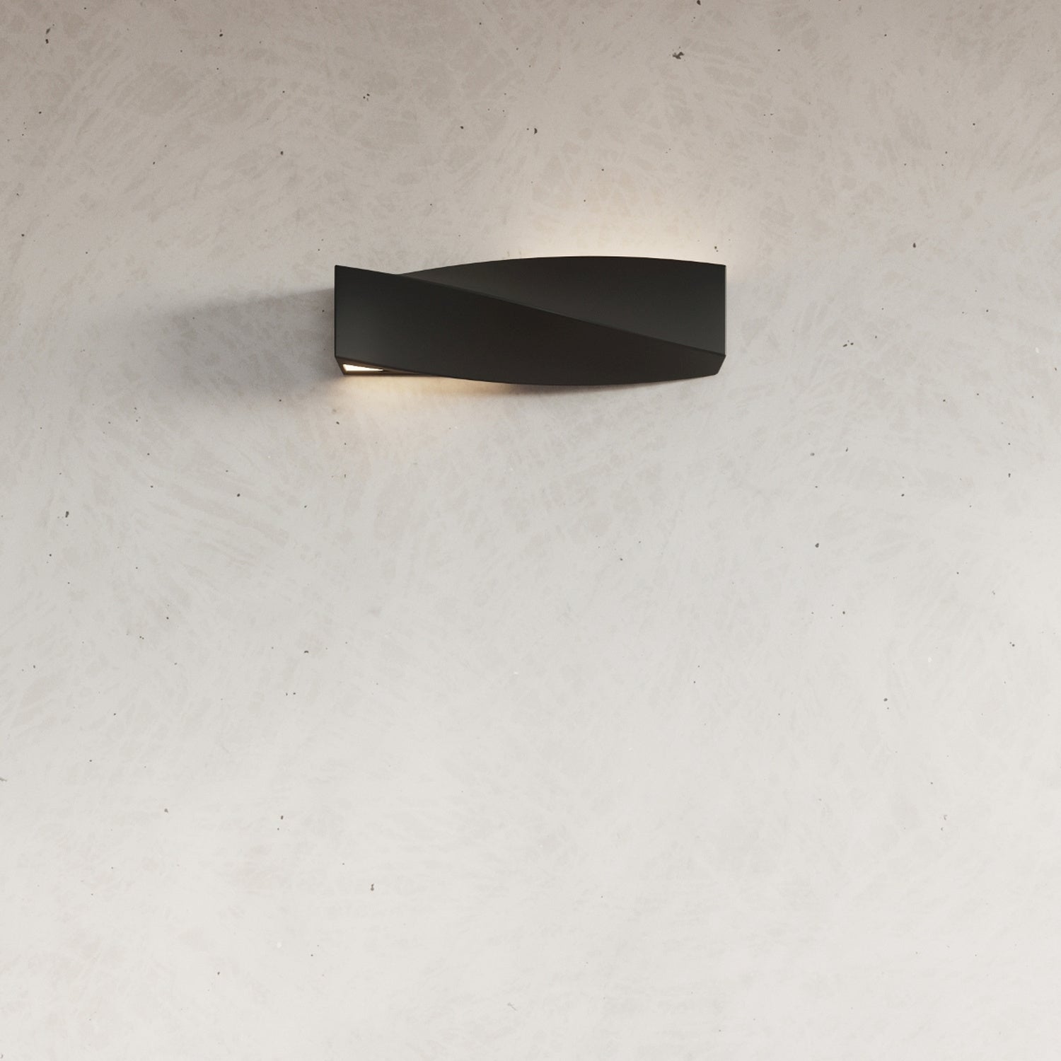Applique Sigma en céramique noire en situation dans une décoration soignée