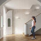 Applique en céramique Taugan blanche dans un intérieur contemporain