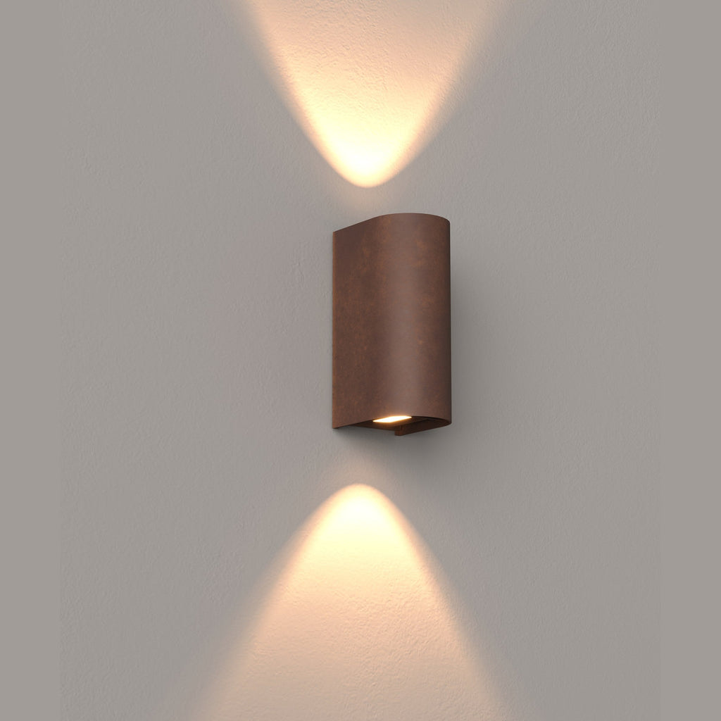 Applique extérieure Badia corten, vue 2