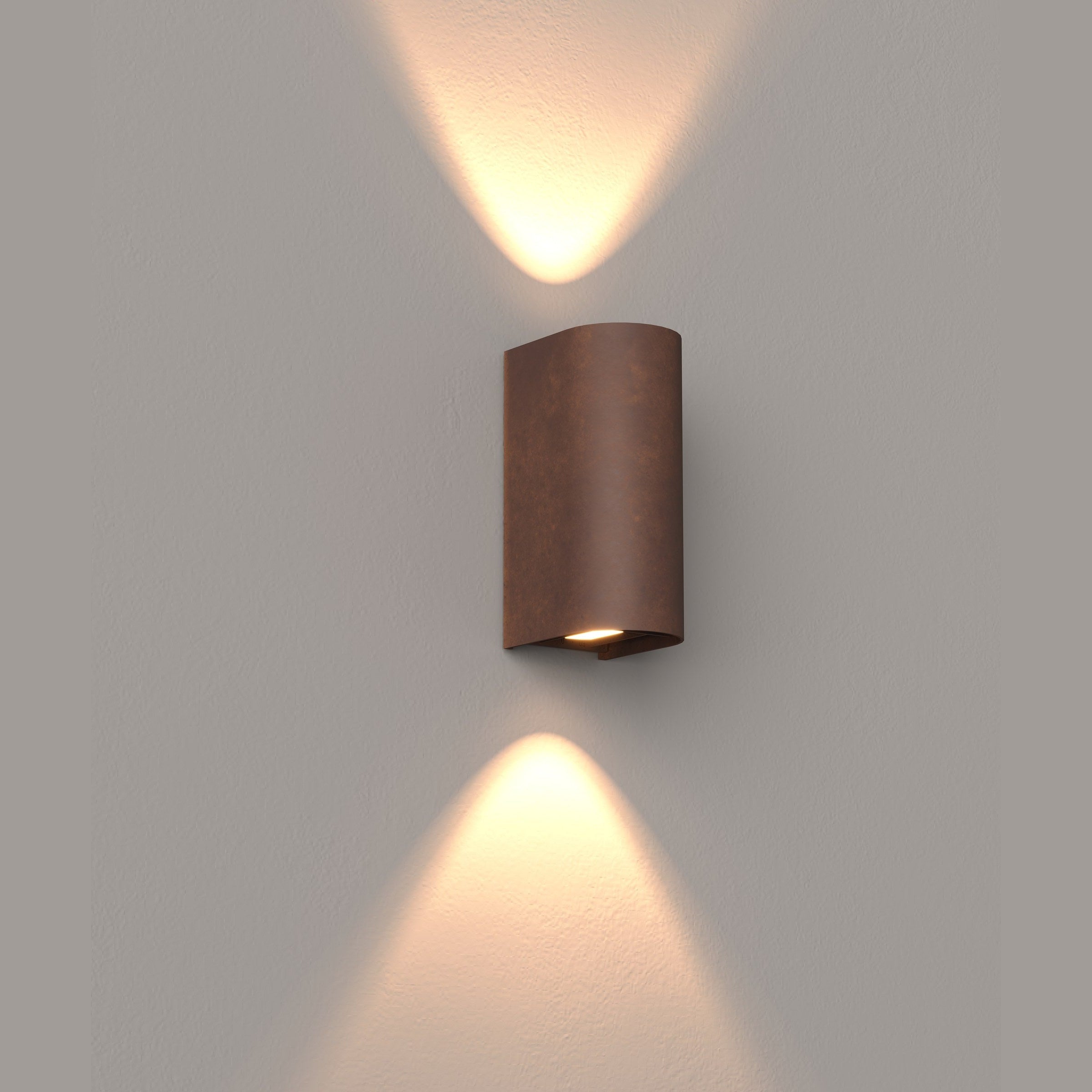 Applique extérieure Badia corten, vue 2