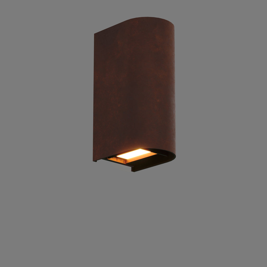 Applique extérieure Badia corten, vue 5