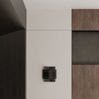 Applique Hestia acier noir en ambiance