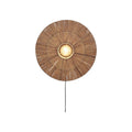 Applique murale Iguazu jute naturel disque 55 cm E27