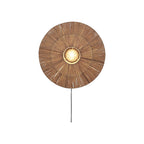 Applique murale Iguazu jute naturel disque 55 cm E27
