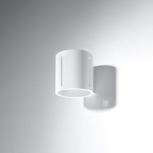 Applique Inez aluminium blanc, vue de profil