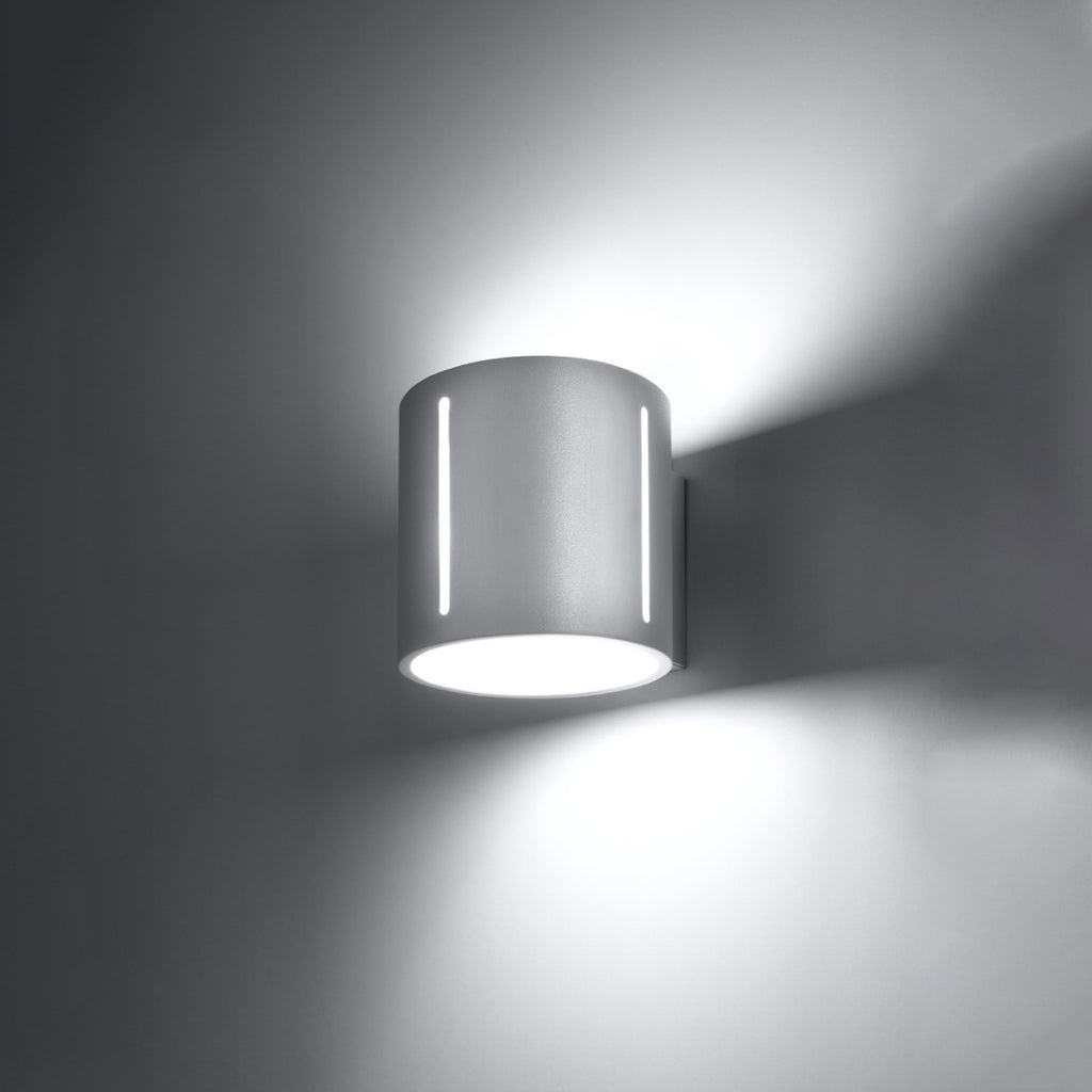 Applique Inez aluminium blanc vue d'ensemble
