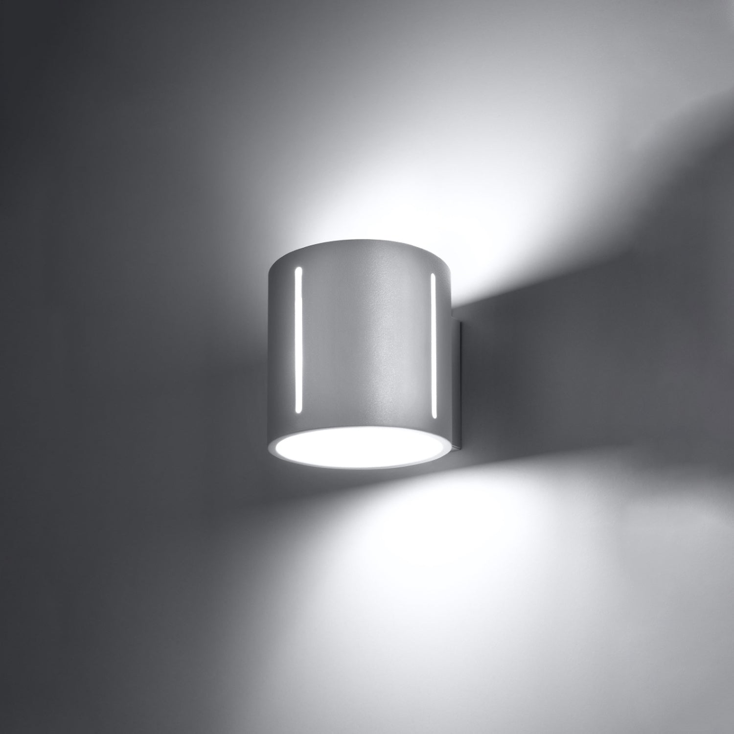Applique Inez aluminium blanc vue d'ensemble