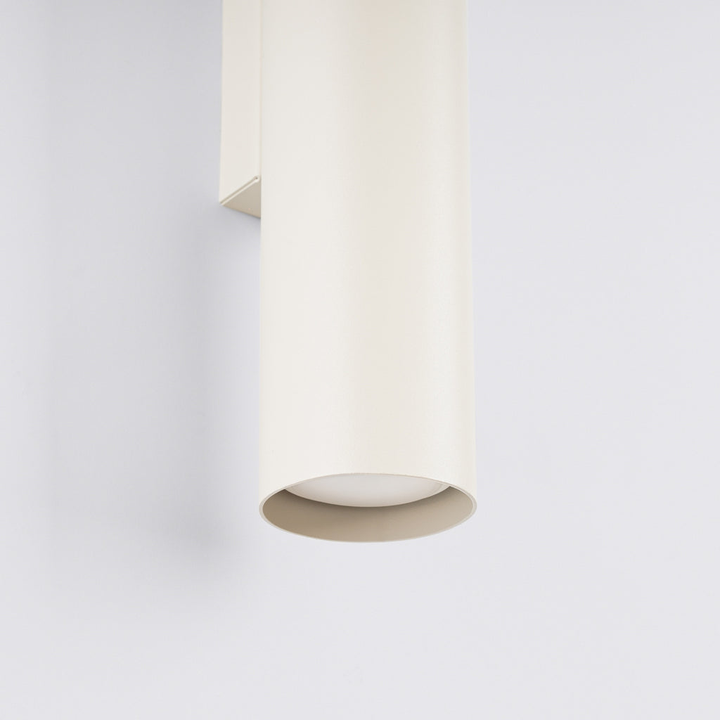 Applique Lagos métal beige GU10, gros plan