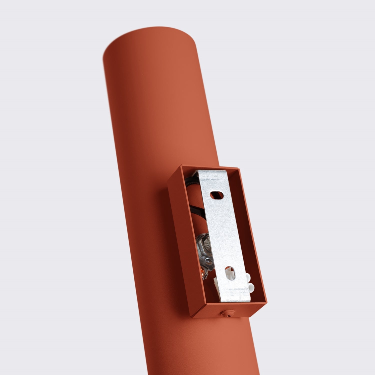 Applique Lagos métal rouge ocre GU10 dans un intérieur