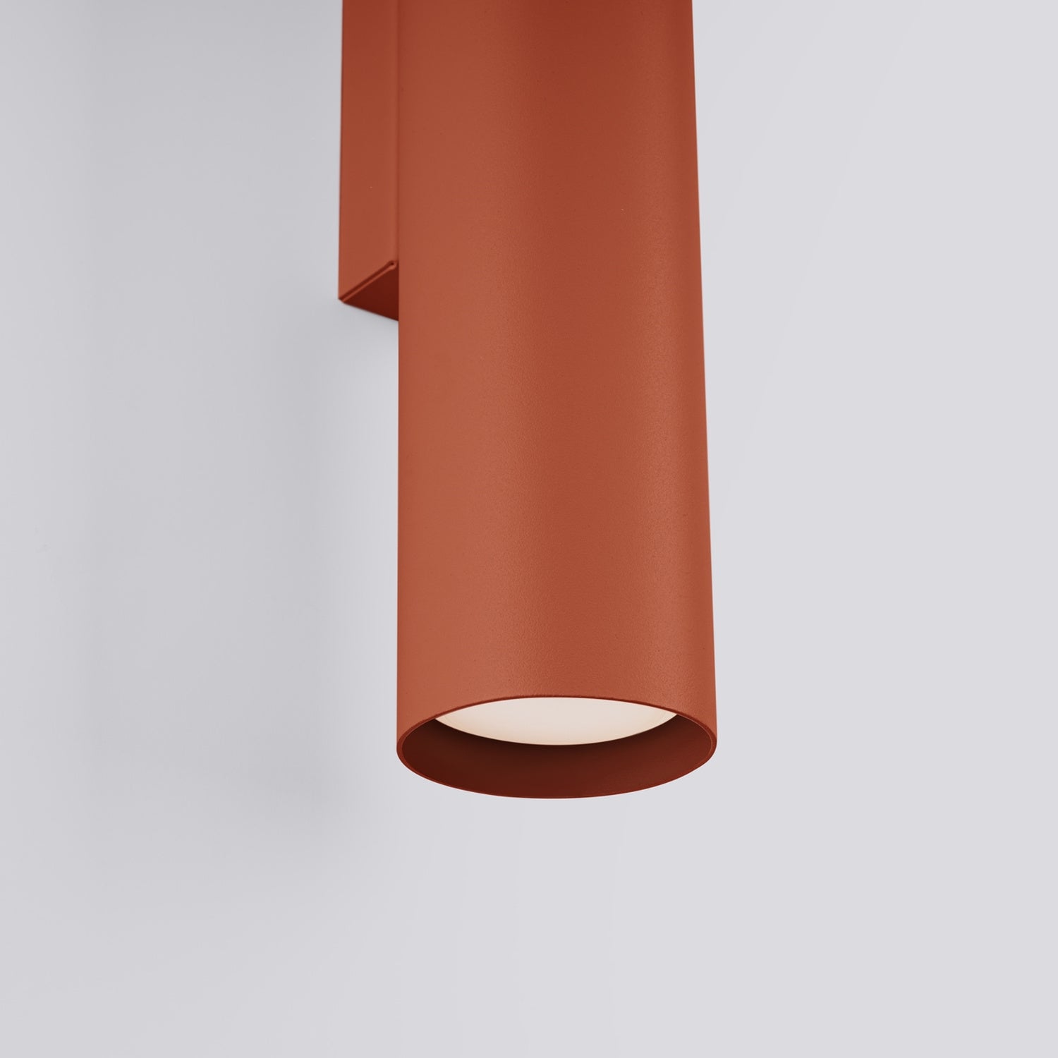 Applique Lagos métal rouge ocre GU10, détail