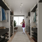Applique Lemmi blanc en situation sur un mur