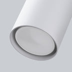 Applique Lemmi blanc, détail de la rotule chromée