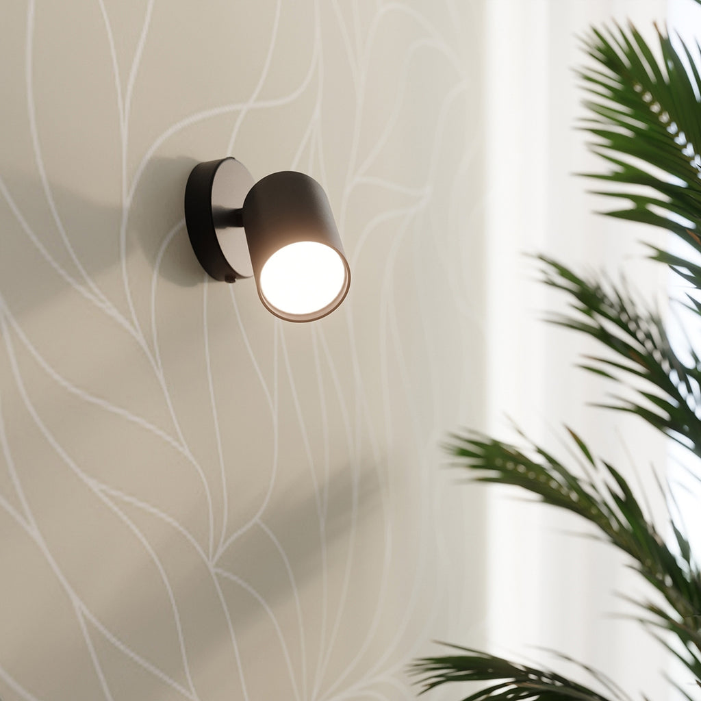 Applique Lemmi noir en situation dans un intérieur