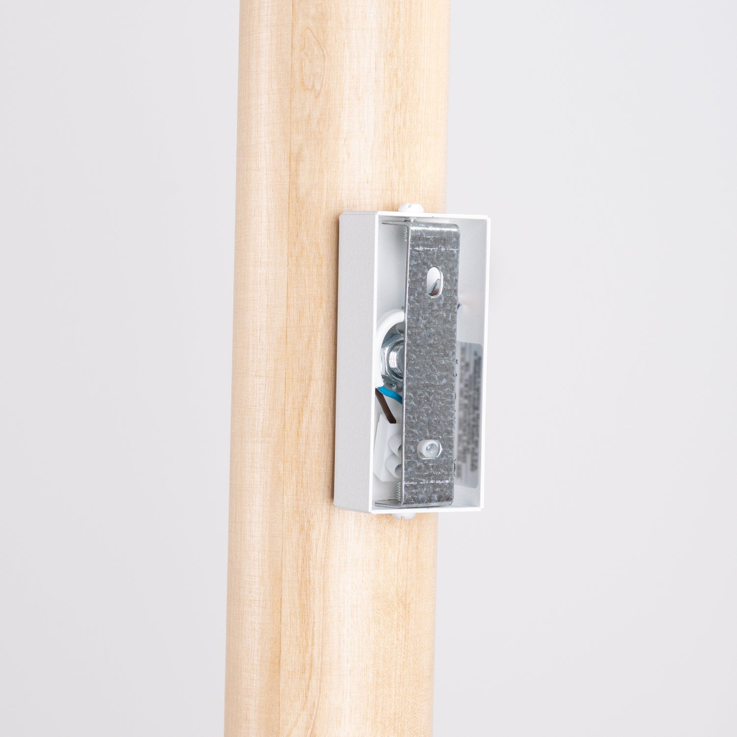Applique Lino tube bois naturel GU10, autre vue