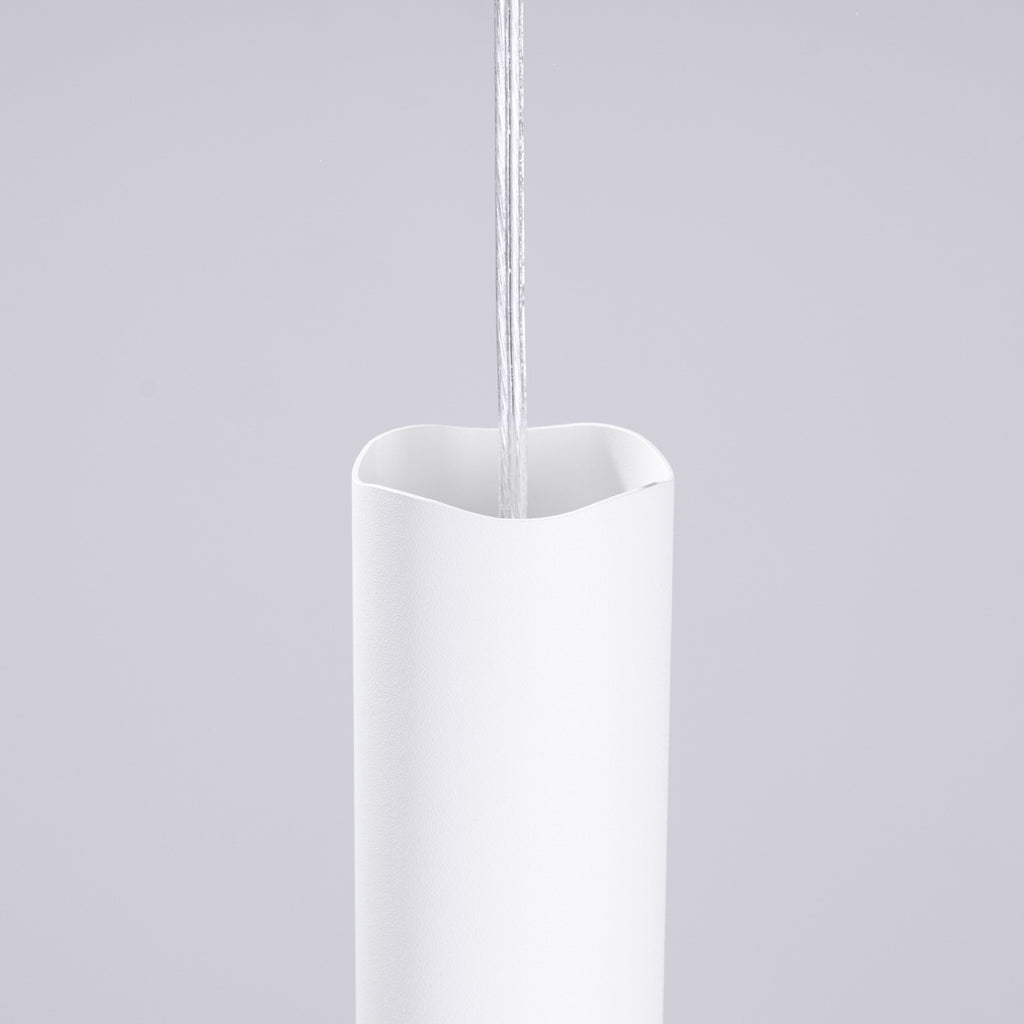 Applique Liro tube ajouré acier blanc GU10 en ambiance