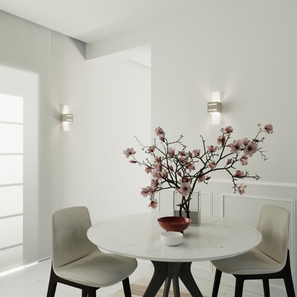 Applique Loreto gris en ambiance