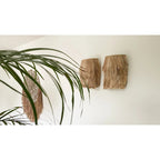 Applique murale Abaca en fibre d'abaca tressée en situation