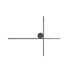 Applique murale Arne 60 cm noire