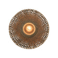 Applique murale Bali bambou naturel et noir 60 cm E27