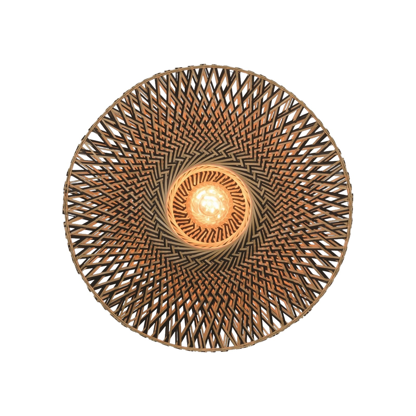 Applique murale Bali bambou naturel et noir 60 cm E27