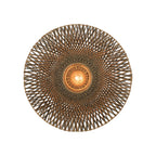 Applique murale Bali bambou naturel et noir 87 cm E27