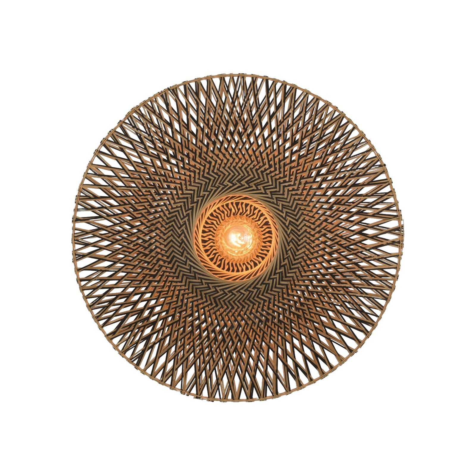 Applique murale Bali bambou naturel et noir 87 cm E27
