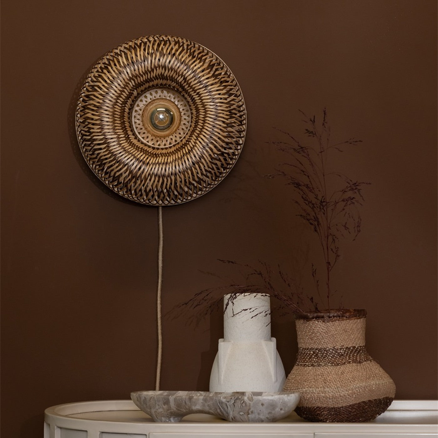 Applique murale Barbados bambou naturel, vue 4