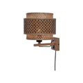 Applique murale Bhutan bambou naturel 25 cm E27