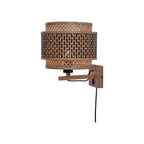 Applique murale Bhutan bambou naturel 25 cm E27