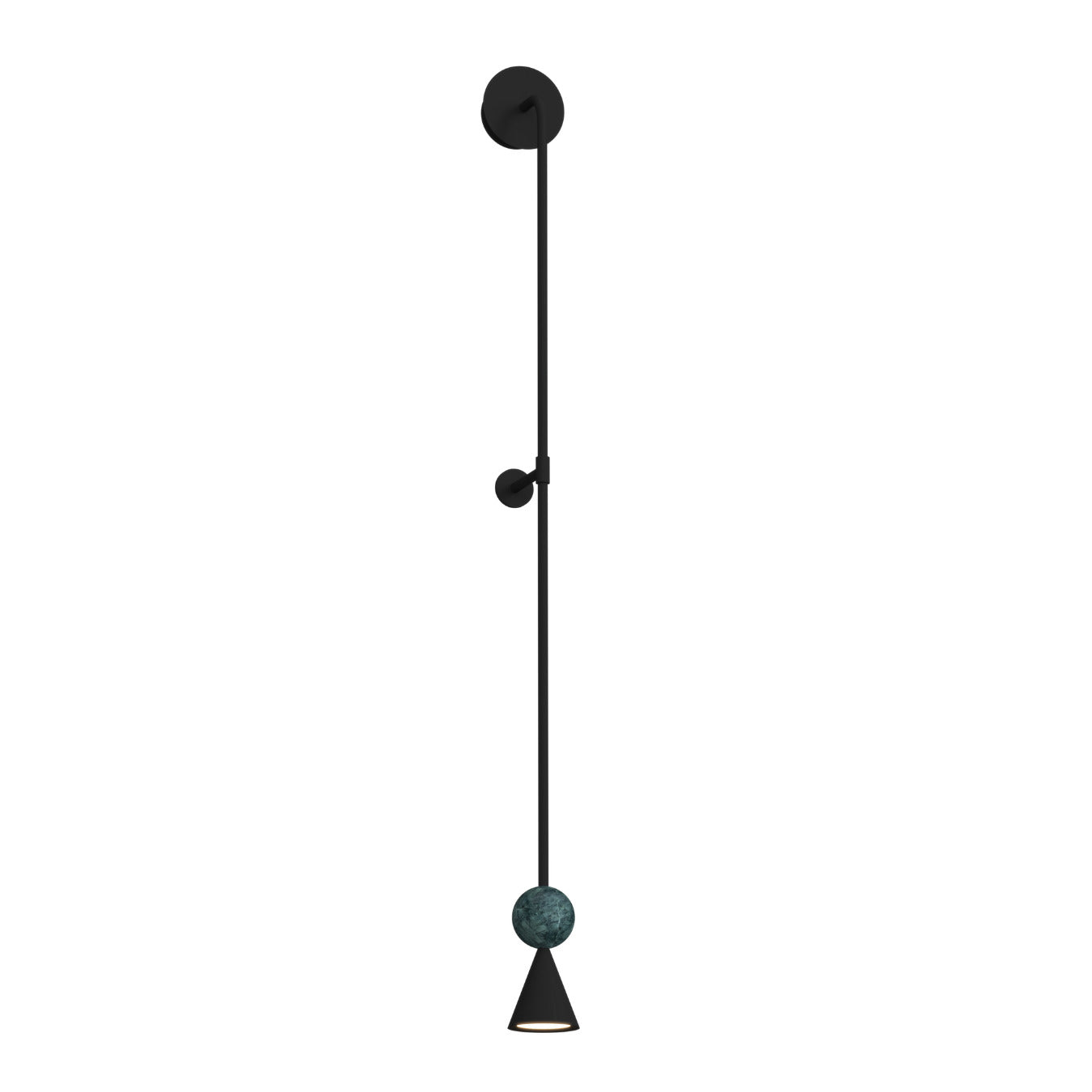 Applique murale Bingo malachite noire 113 cm
