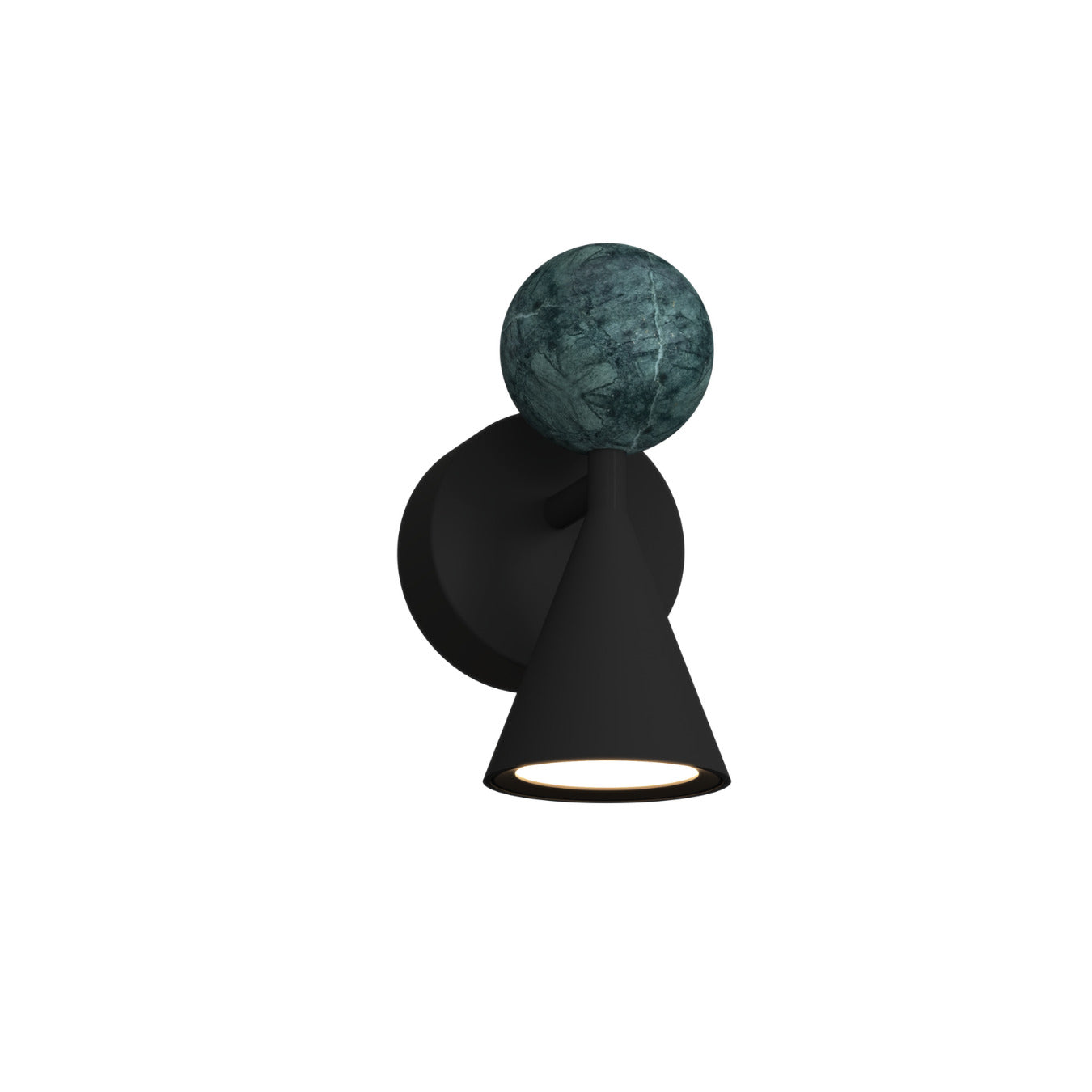 Applique murale Bingo malachite noire
