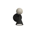 Applique murale Bingo travertin noire
