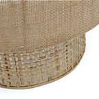 Applique murale Bolly Jute en jute et rotin 30 cm en situation