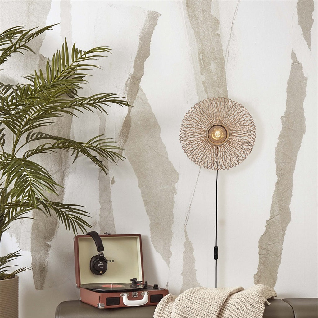 Applique murale Cango bambou naturel 40 cm E27, vue 4