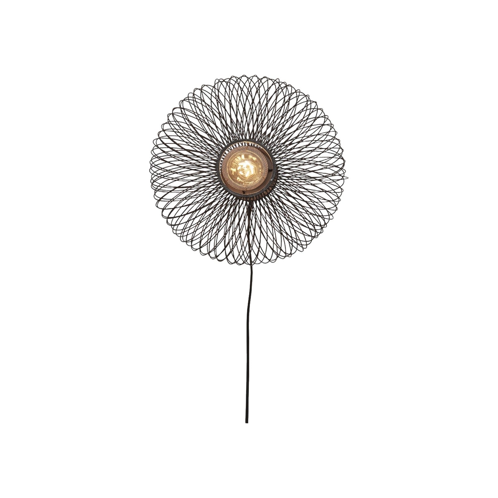 Applique murale Cango bambou noir 40 cm E27