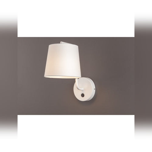 Applique murale Chicago blanche E27