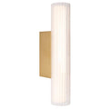 Applique murale Fayette 31 cm dorée