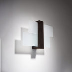 Applique murale Feniks 1 bois wengé vue de profil