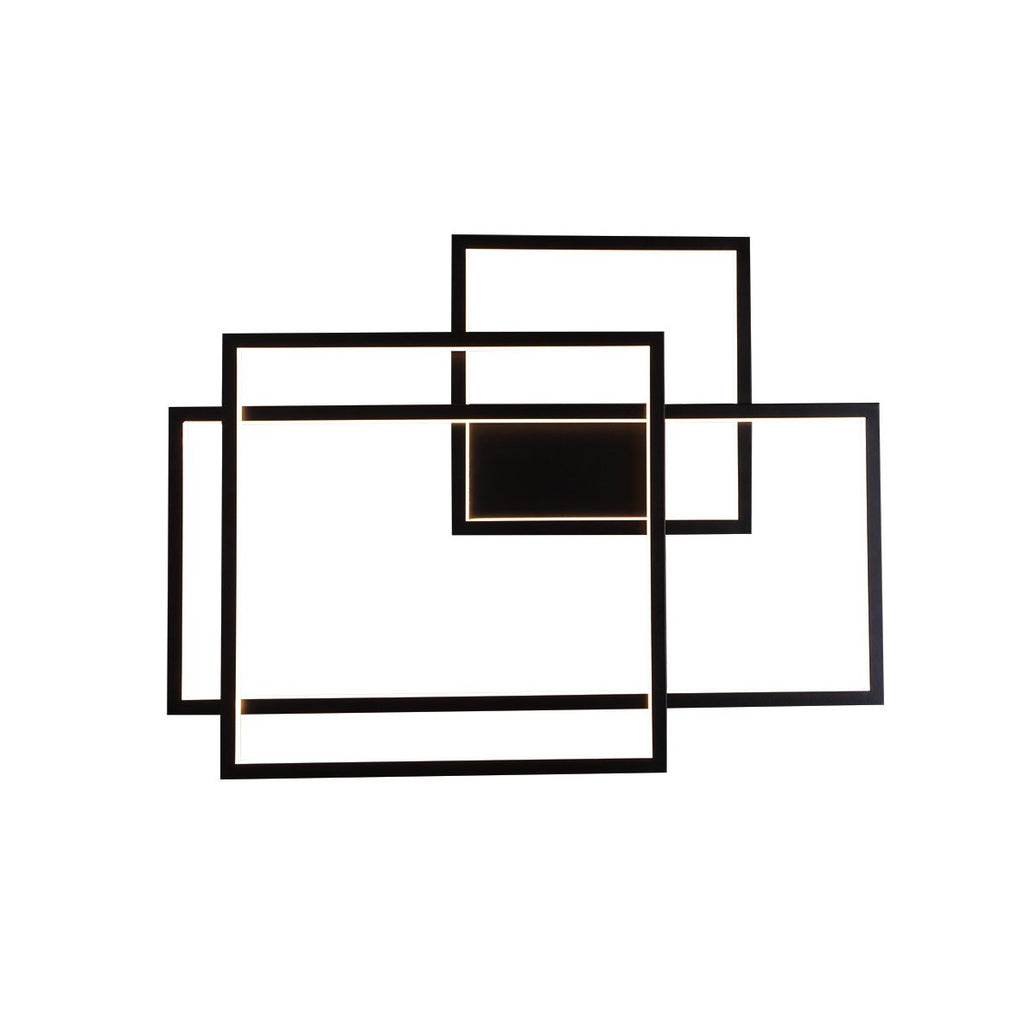 Applique murale Geometric noire à variateur