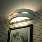 Applique murale Helios céramique blanche détail