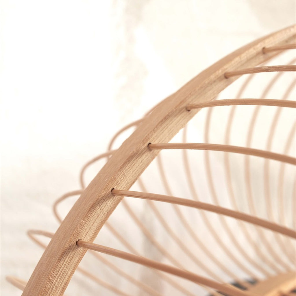 Applique murale Hokkaido bambou naturel 38 cm E27, vue 7