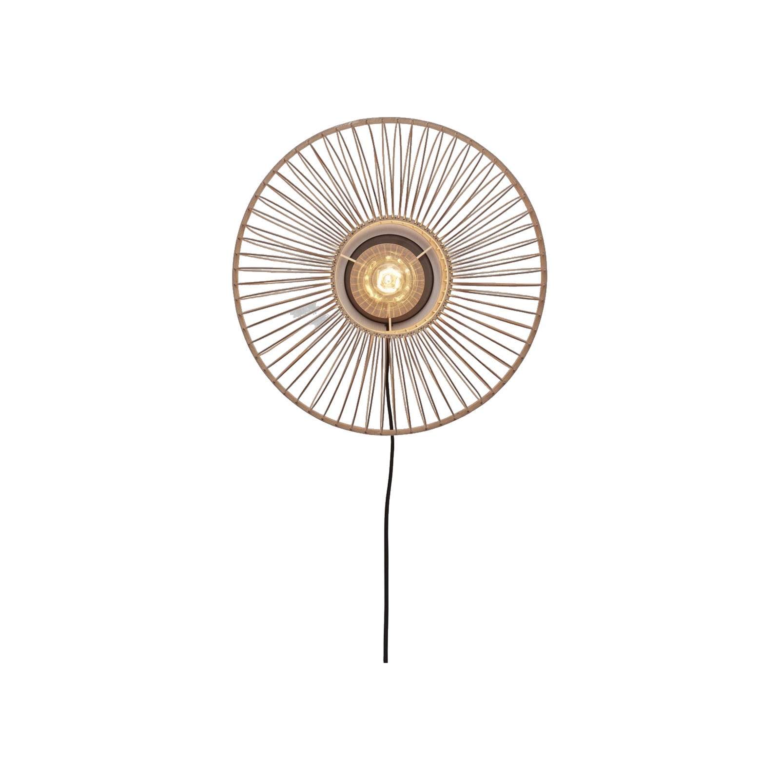 Applique murale Hokkaido bambou naturel 38 cm E27